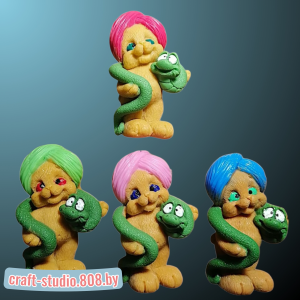 Мишка со змейкой