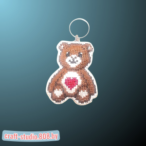Брелок «Медвежонок с сердцем»